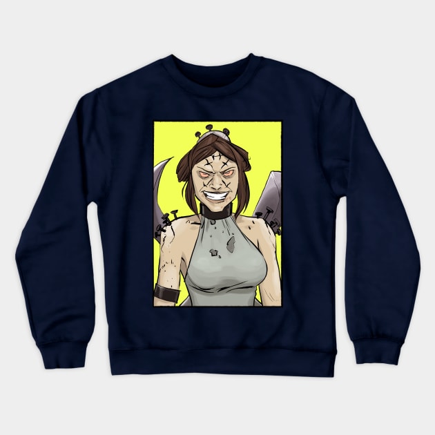 Painwheel - Skullgirls Crewneck Sweatshirt by markodjeska